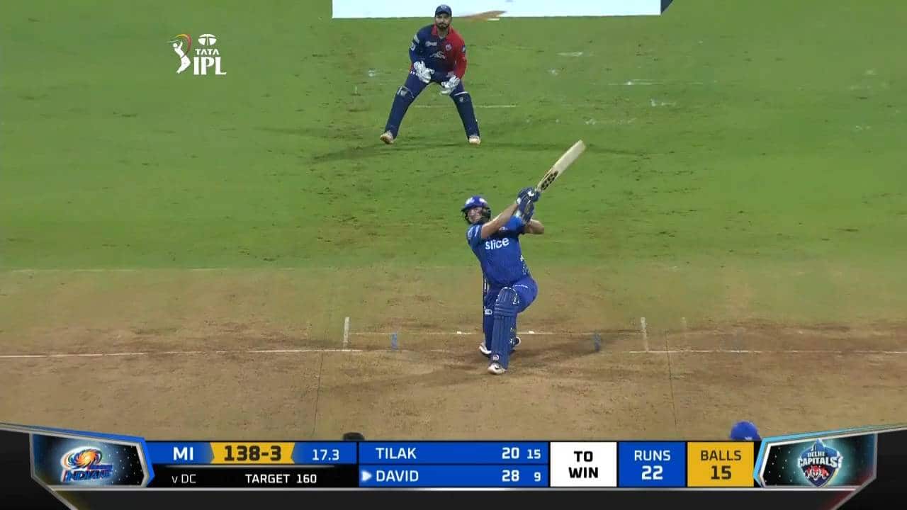 M69: MI vs DC – Tim David Six | IPL Videos, Highlights & Latest Updates | IPLT20
